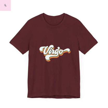 Unisex short sleeve virgo star sign astrology lover gift the flirty crow