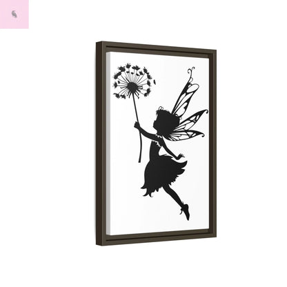 Framed canvas Fairy Silhouette Wall Art, Fairy lover Home Decor, Whimsical Framed Canvas, Fairy Gift, Kids Room Decoration, Nursery Art The flirty crow