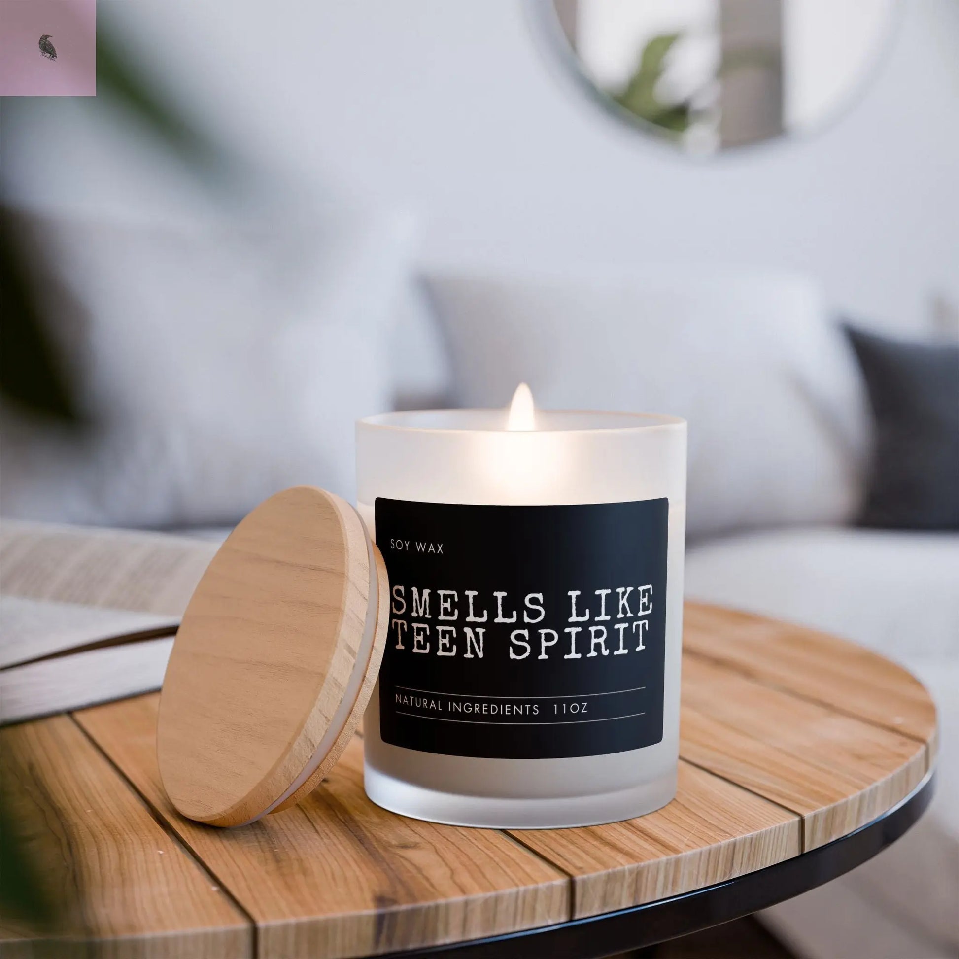 Soy Wax Candle, Smells Like Teen Spirit, 11oz the flirty crow
