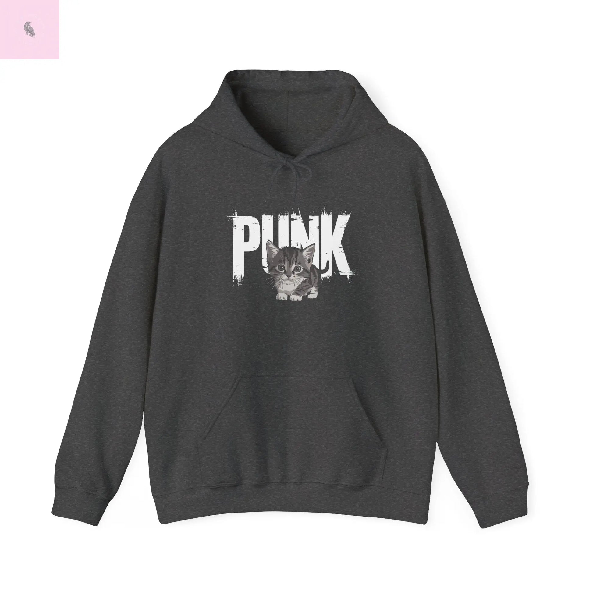 Punk Rock Cat Hoodie the flirty crow