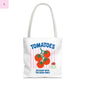 Tomato Vibes Tote Bag, Grocery tote,  Beach bag, travel tote,gift for gardener, veggie lover, Fun Gift for Foodies, Garden Lovers The flirty crow