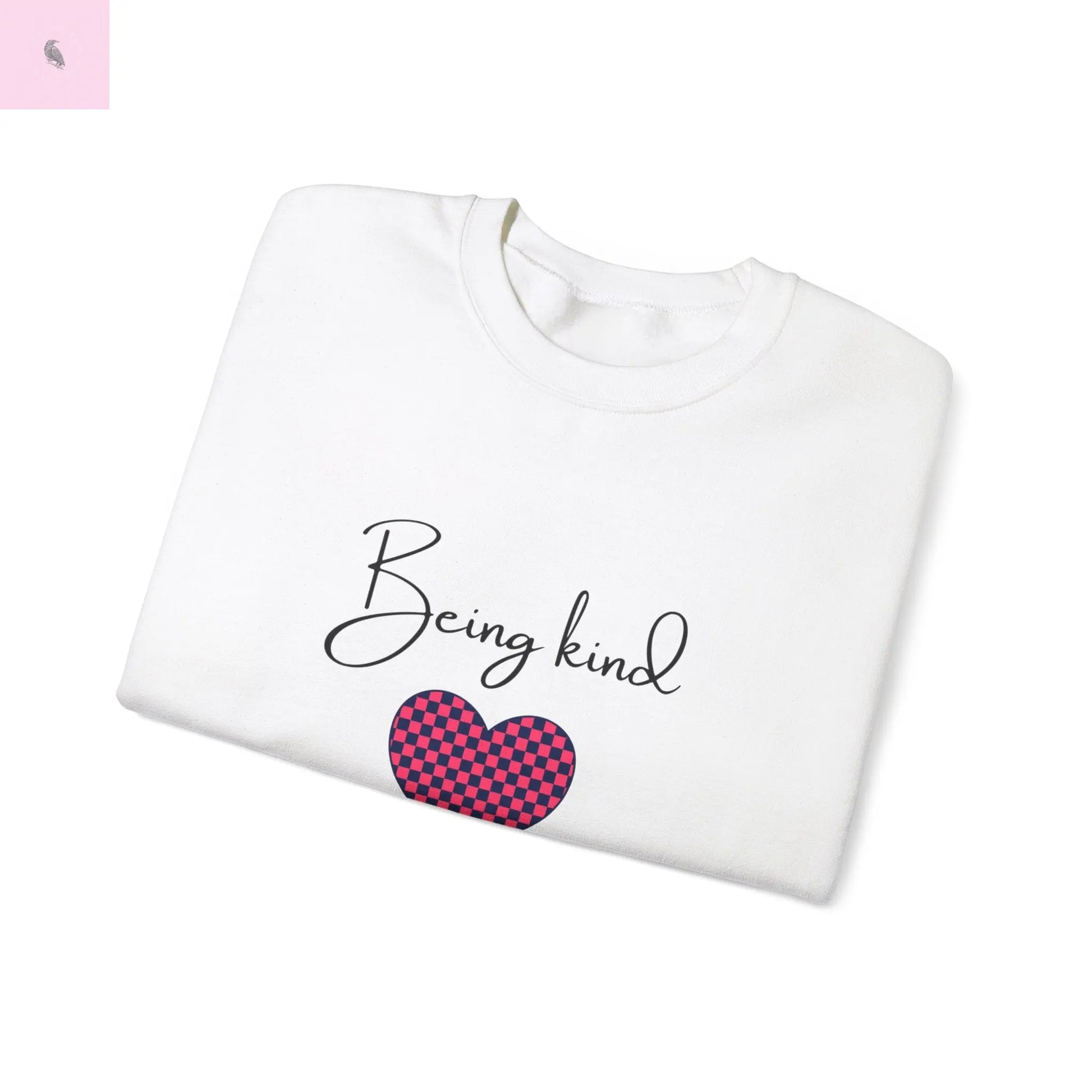 Kindness is Cool Crewneck Sweatshirt The flirty crow