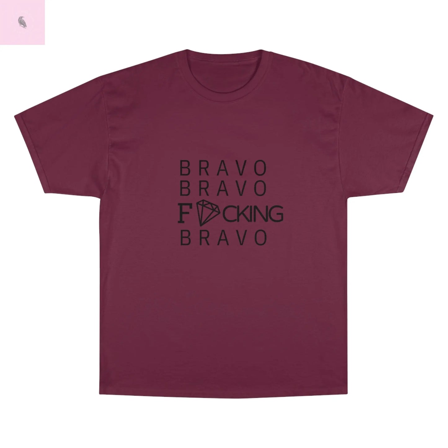 Reality TV Bravo Fan Champion Tee the flirty crow