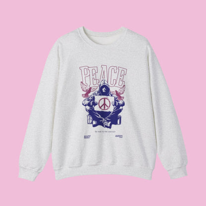 Unisex Peace Crewneck Sweatshirt - Embrace Harmony Printify