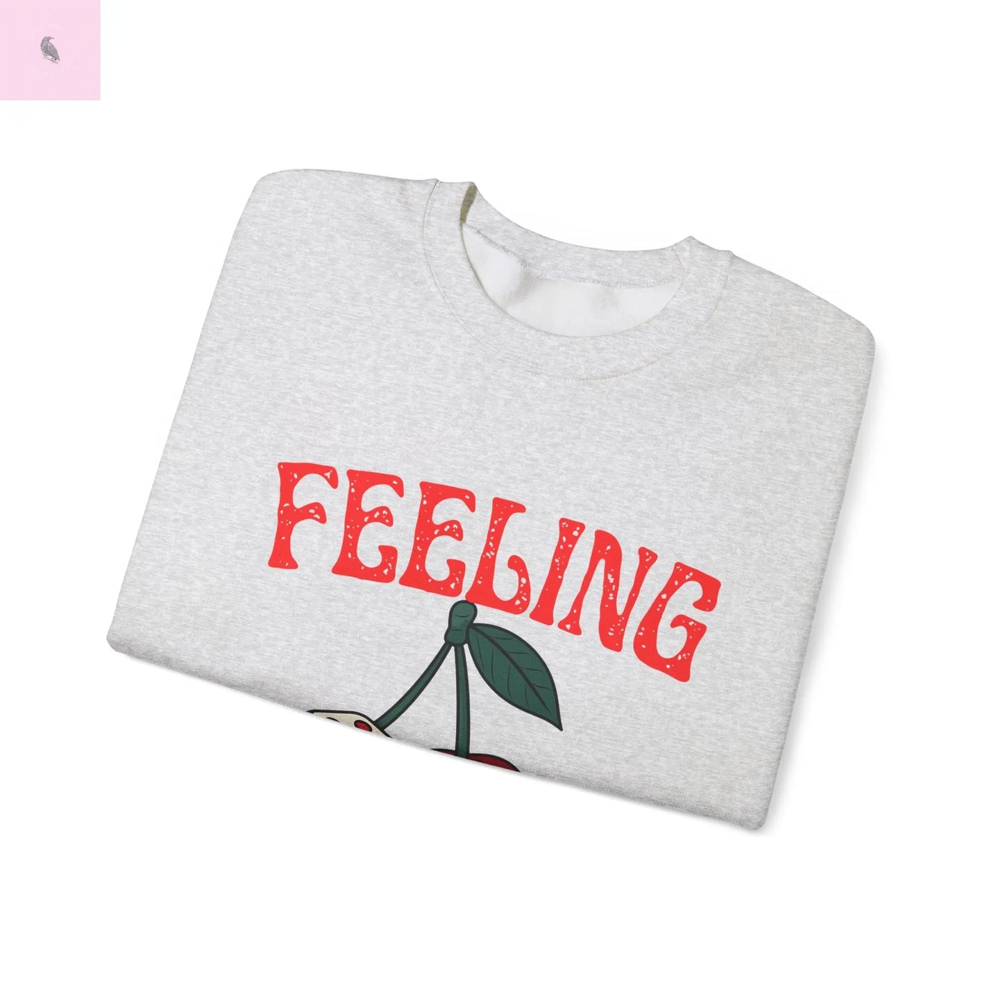 Lucky Cherries Sweatshirt, Feeling Lucky Unisex Crewneck, Lucky Charm Jumper, Casino Lover Gift, Gambling Apparel, Cherry Print Pullover the flirty crow