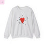 Heart Love Crewneck Sweatshirt The flirty crow