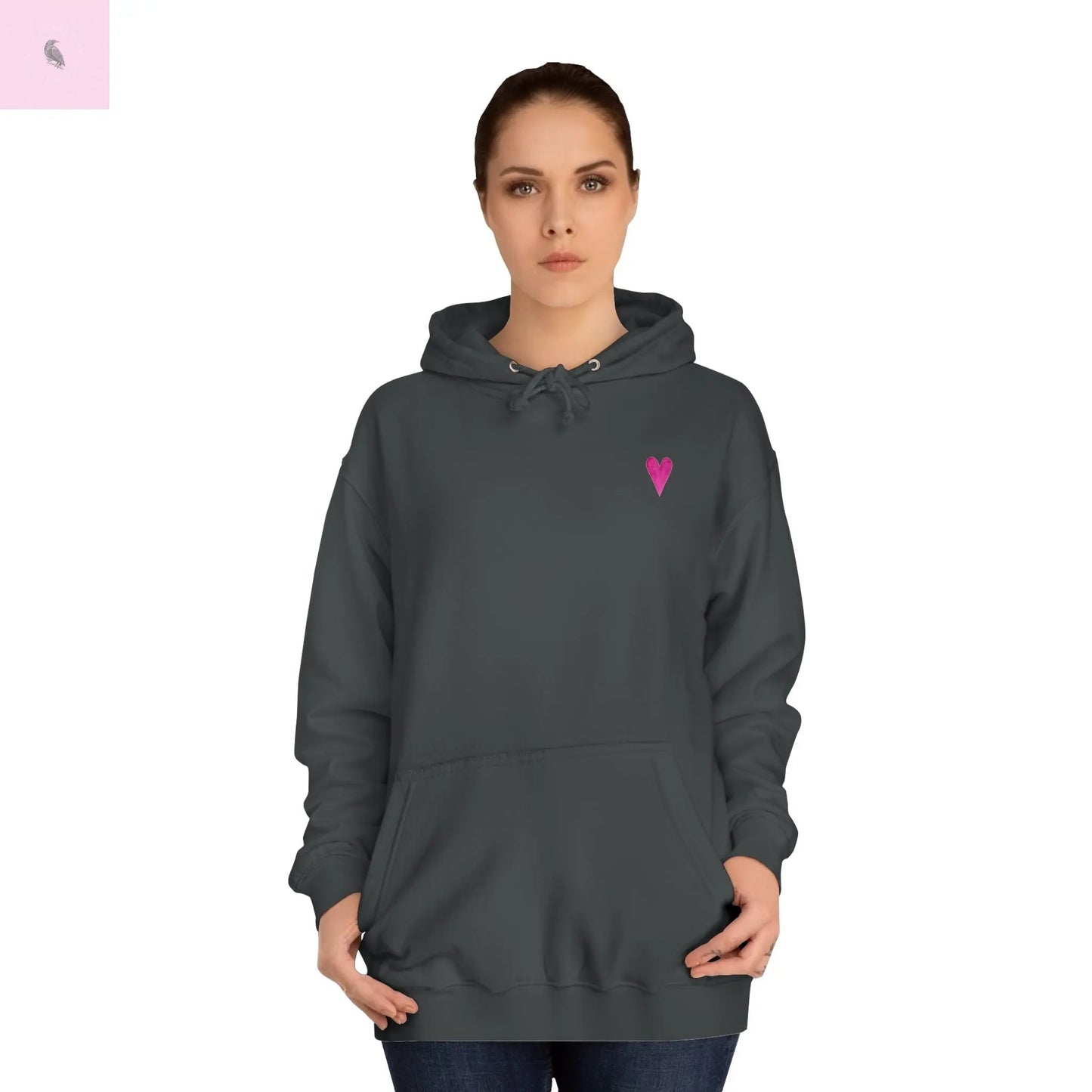Skateboarding Hoodie - Unisex College Hoodie The flirty crow