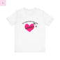 Punk Rock Music Lover Unisex Tee, Too Punk Rock for Love Fun Quality Bella+Canvas Cotton Tee, Concert Tee, Music Festival Shirt, Punk Band the flirty crow