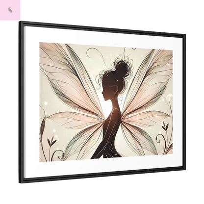 Framed Canvas Fairy wall art - The flirty crow