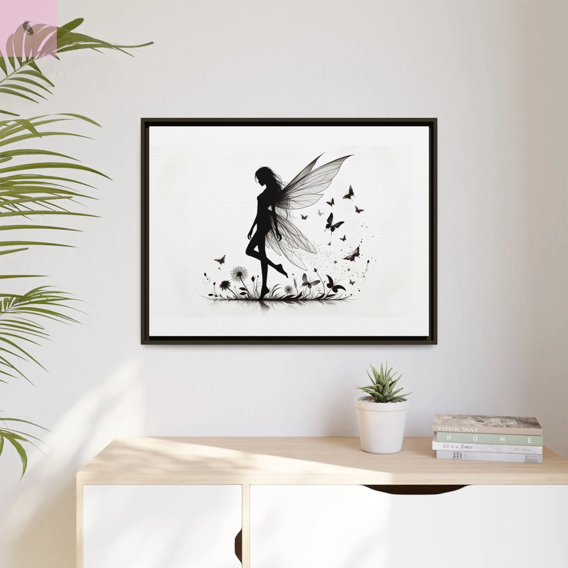 Fairy Canvas Wall Art - The flirty crow