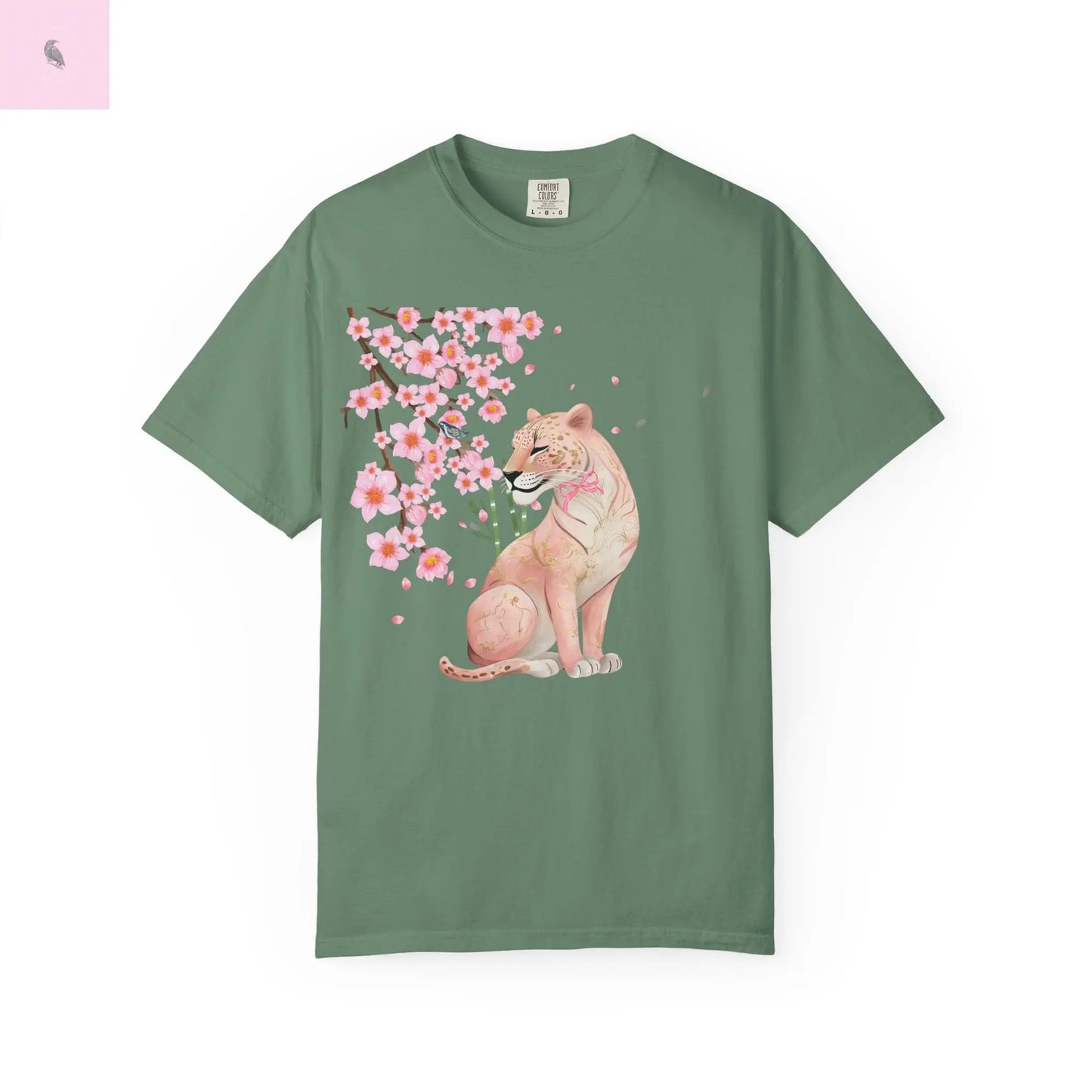 Chinoiserie Leopard T-shirt The flirty crow