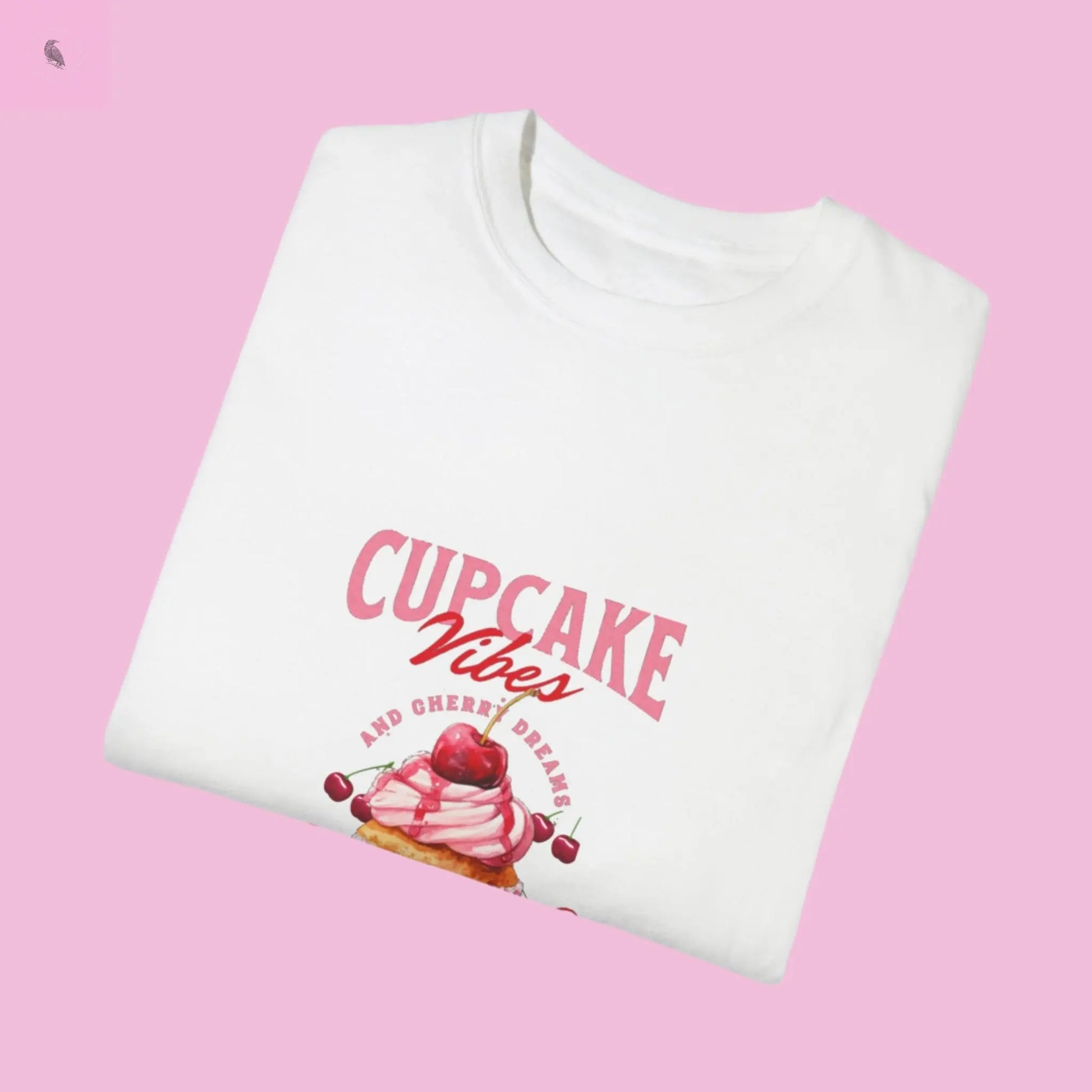 Cupcake Vibes Unisex T-shirt, Cute Dessert Tee, Bakery Lover Gifl, Foodie Fashion The flirty crow