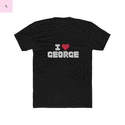 I love George Kittle  Cotton Tee, Unisex  George Kittle Shirt, Casual Everyday Game shirt,  Gift for Him/Her, 49er fan Top, Printify
