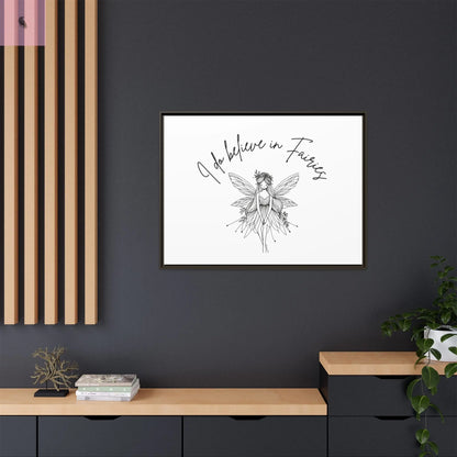 Fairies Canvas, Framed (Multi-color) - The flirty crow