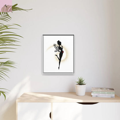 Framed Fairy Art Print - Enchanting Decor for Expecting Mothers, Baby Shower Gift, Elegant Nursery Wall Art, Whimsical Home Accent The flirty crow