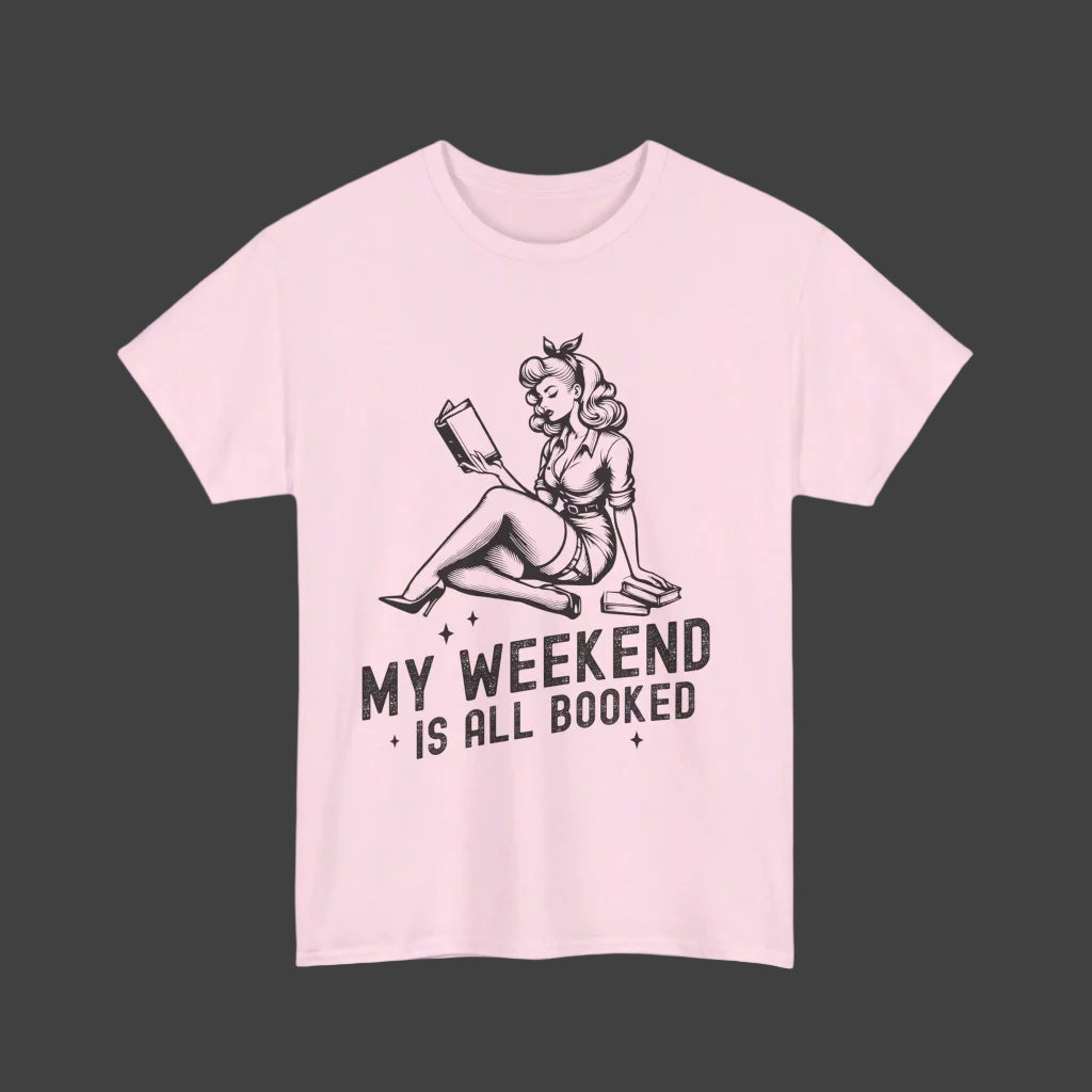 Book Lovers Tee - Pin Up Girl Book Gift Unisex Shirt the flirty crow