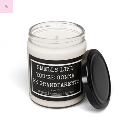 Soy Candle New grandparents gift The flirty crow