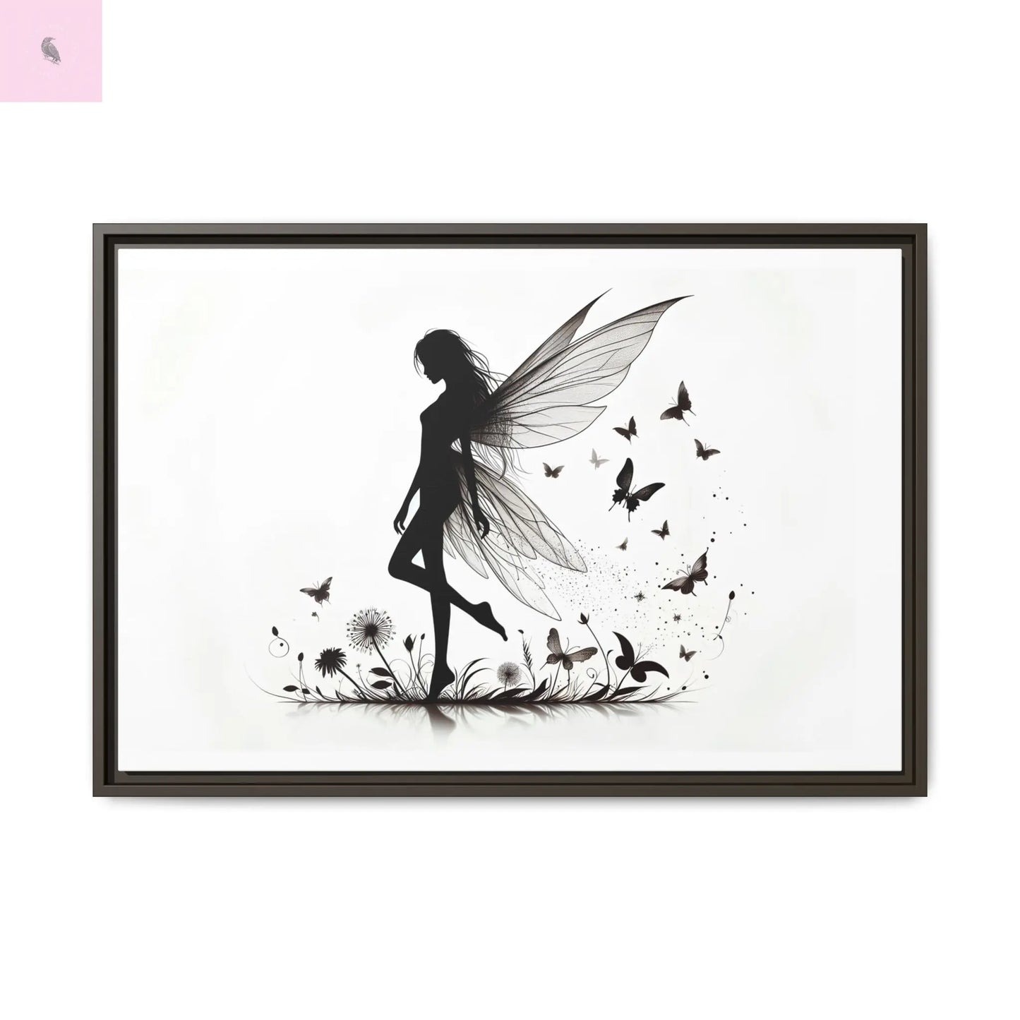 Fairy Canvas Wall Art - The flirty crow