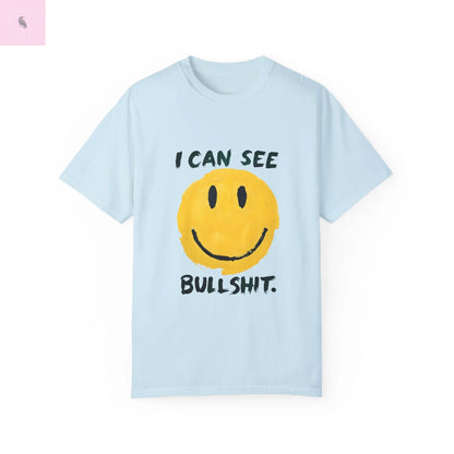 Funny Smiling Through the BS Unisex Tee - The flirty crow
