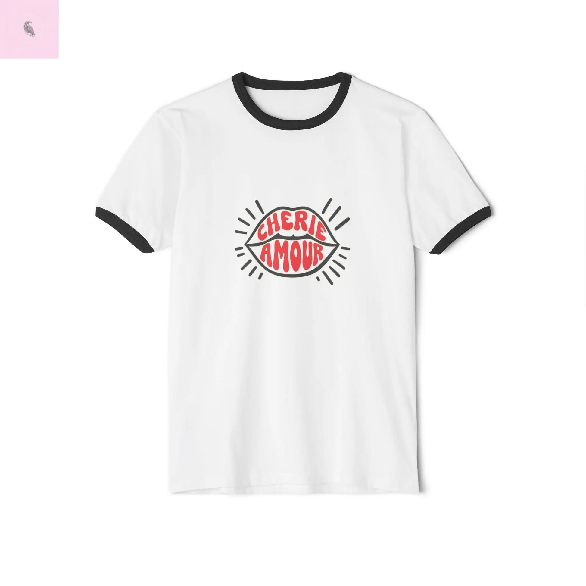 Retro Cherie Amour Ringer T-Shirt - The flirty crow