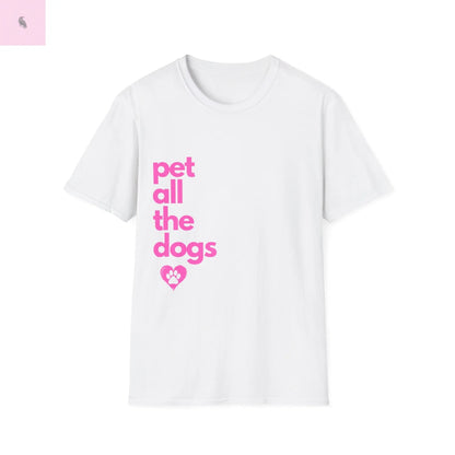 Dog Lover T-Shirt - Unisex Softstyle the flirty crow