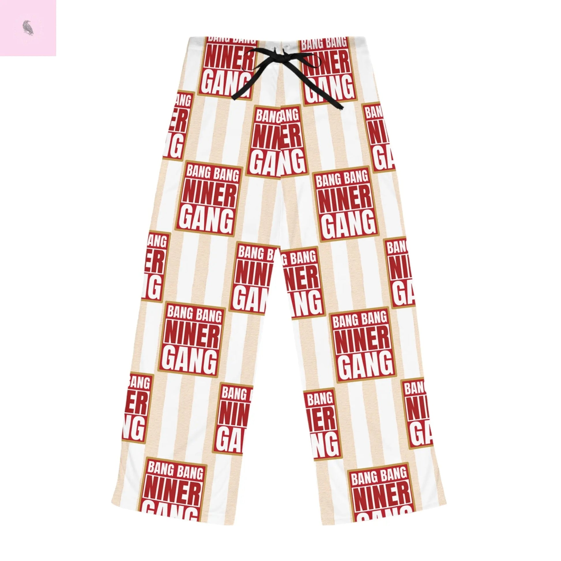 49er unisex pajama pant, gameday niner lounge wear, 49er tailgate lounge pant Printify