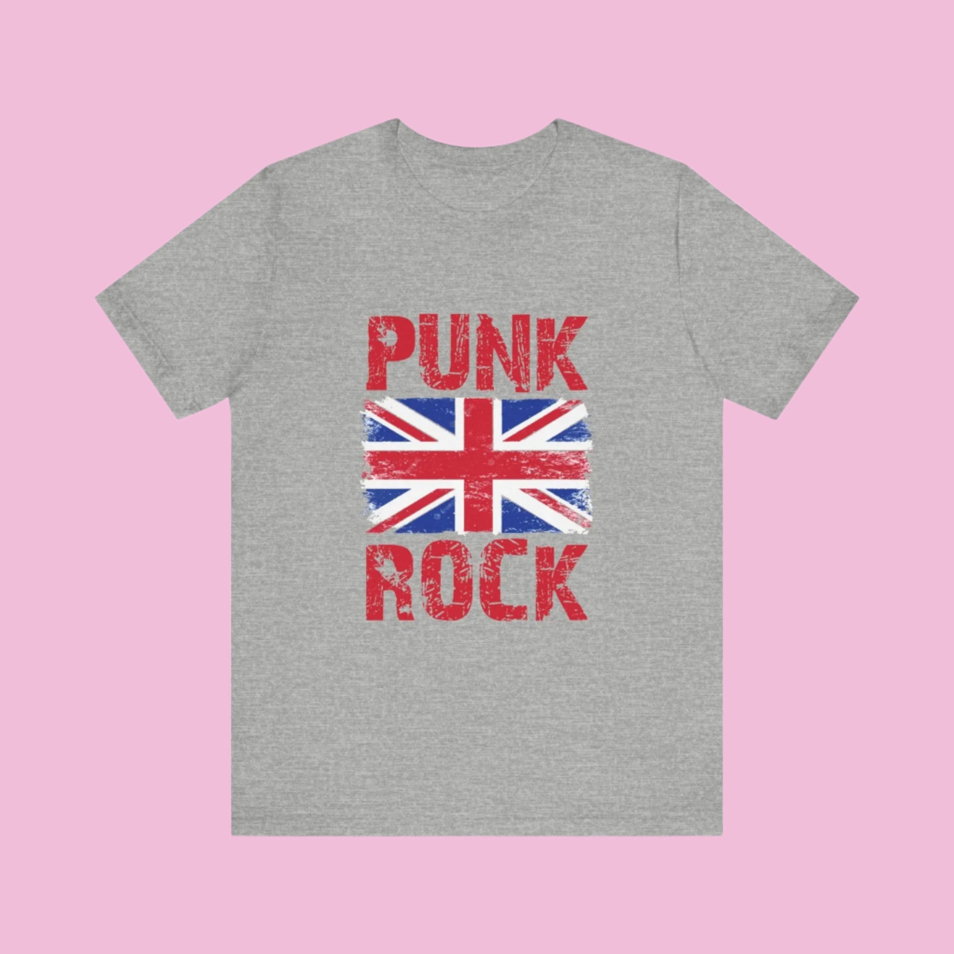 Punk Rock Tee Shirt, Bella + Canvas Unisex Jersey Short Sleeve, Soft Cotton, Fun and Trendy, Cute Top, Quality Fabric, Graphic Tee, Rock the flirty crow