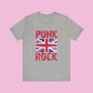 Punk Rock Tee Shirt, Bella + Canvas Unisex Jersey Short Sleeve, Soft Cotton, Fun and Trendy, Cute Top, Quality Fabric, Graphic Tee, Rock the flirty crow