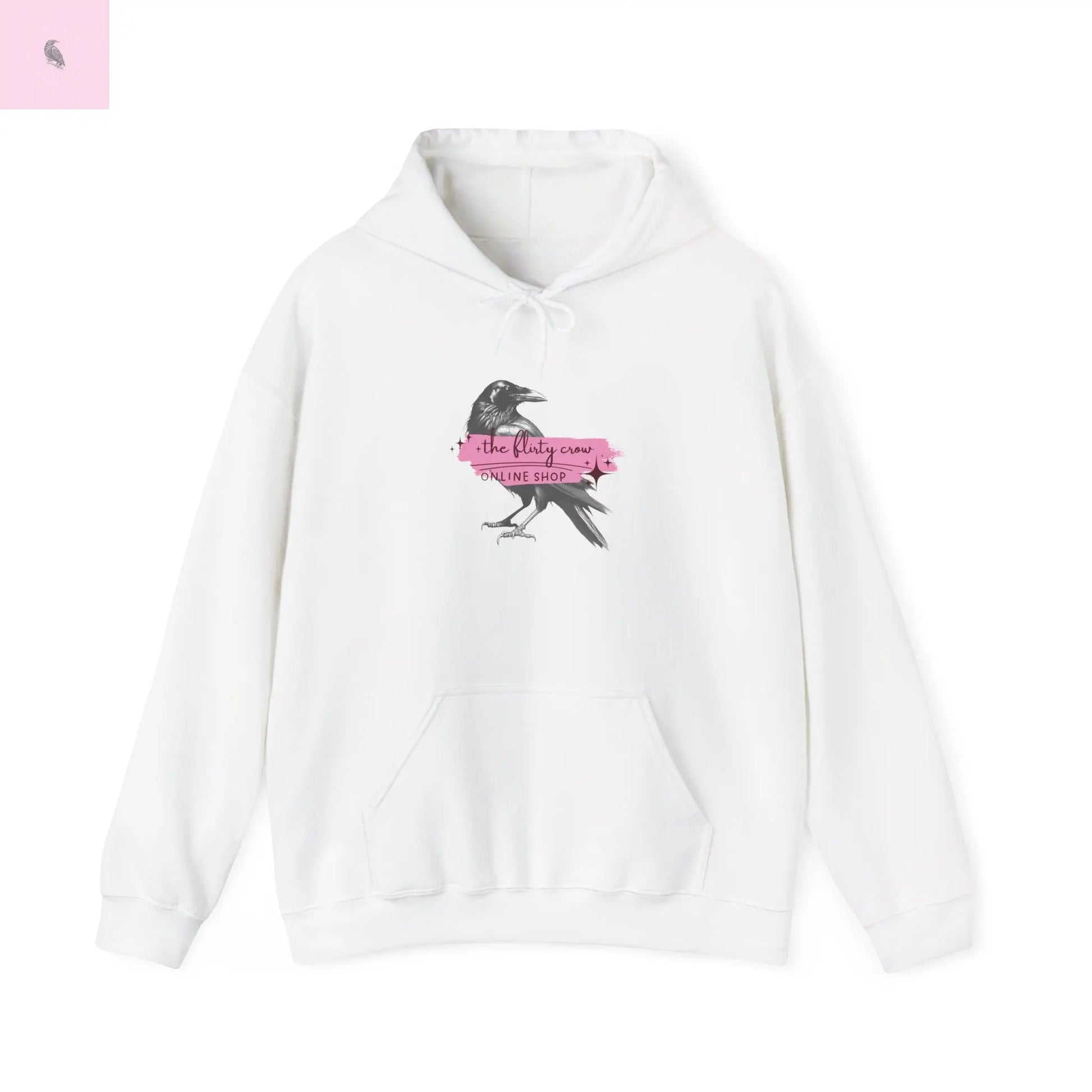 Crow Lovers Hoodie the flirty crow
