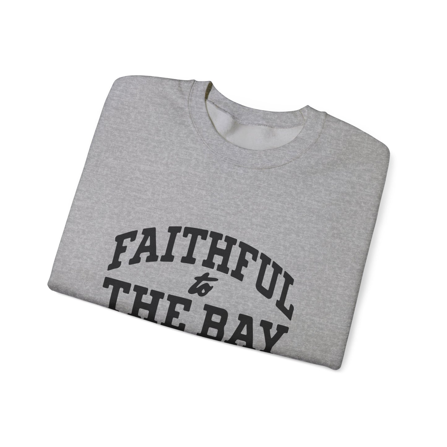Faithful to the Bay Crewneck Sweatshirt, Personalized 'Warner 54' Team-Style Pullover