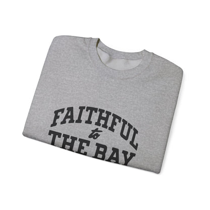 Faithful to the Bay Crewneck Sweatshirt, Personalized 'Warner 54' Team-Style Pullover