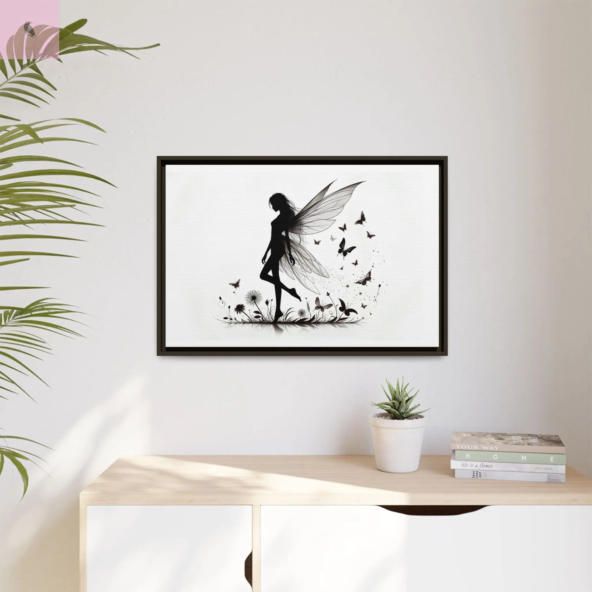 Fairy Canvas Wall Art - The flirty crow