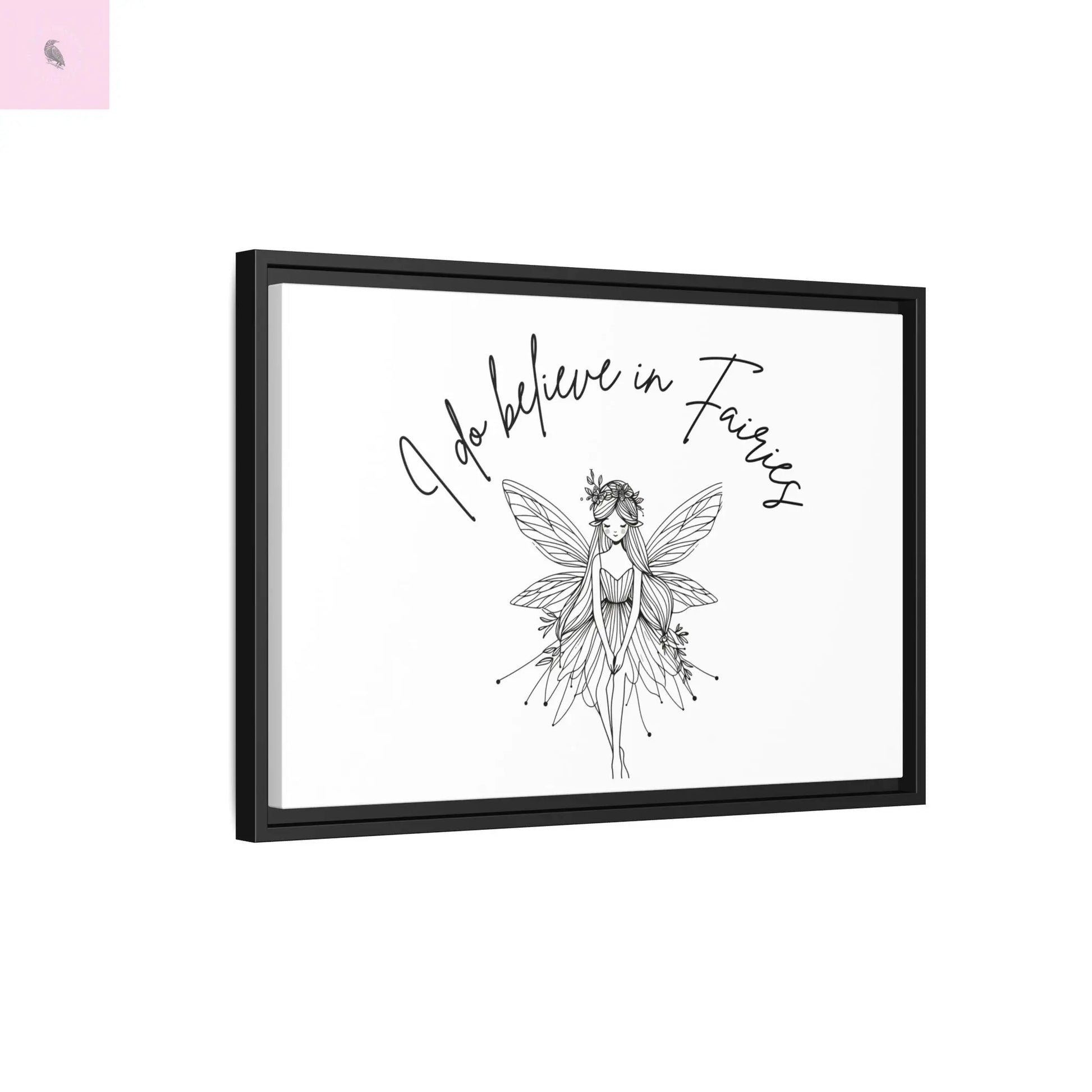 Fairies Canvas, Framed (Multi-color) - The flirty crow