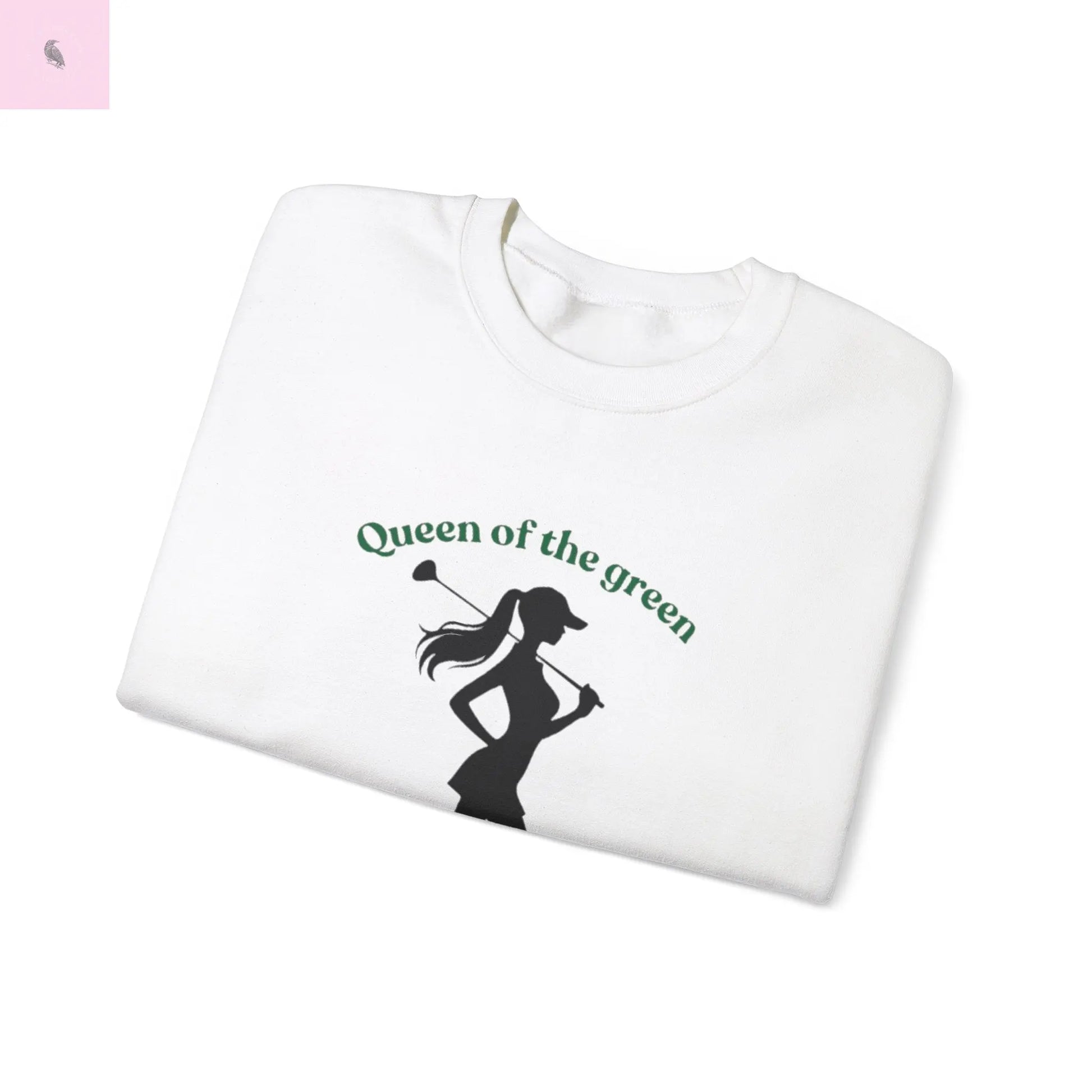 Golf Girl Unisex Sweatshirt, Golf Lovers Gift, Quality Cotton, Cute Sporty Design, Comfortable, Golf Apparel, Golf Clothing, Golf Tee, Golf the flirty crow