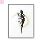 Framed Fairy Art Print - Enchanting Decor for Expecting Mothers, Baby Shower Gift, Elegant Nursery Wall Art, Whimsical Home Accent The flirty crow