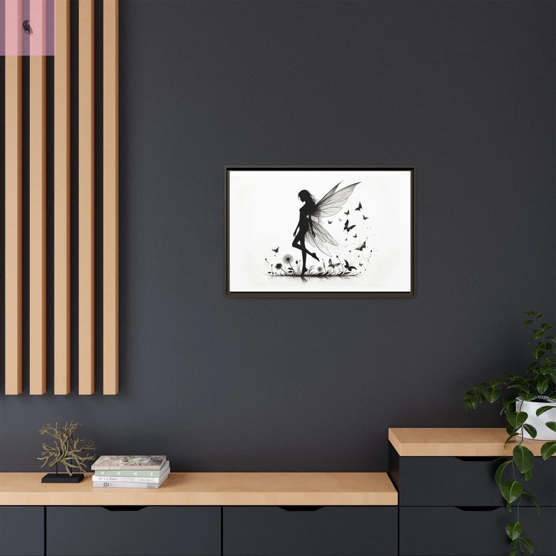 Fairy Canvas Wall Art - The flirty crow