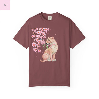 Chinoiserie Leopard T-shirt The flirty crow