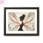 Framed Canvas Fairy wall art - The flirty crow