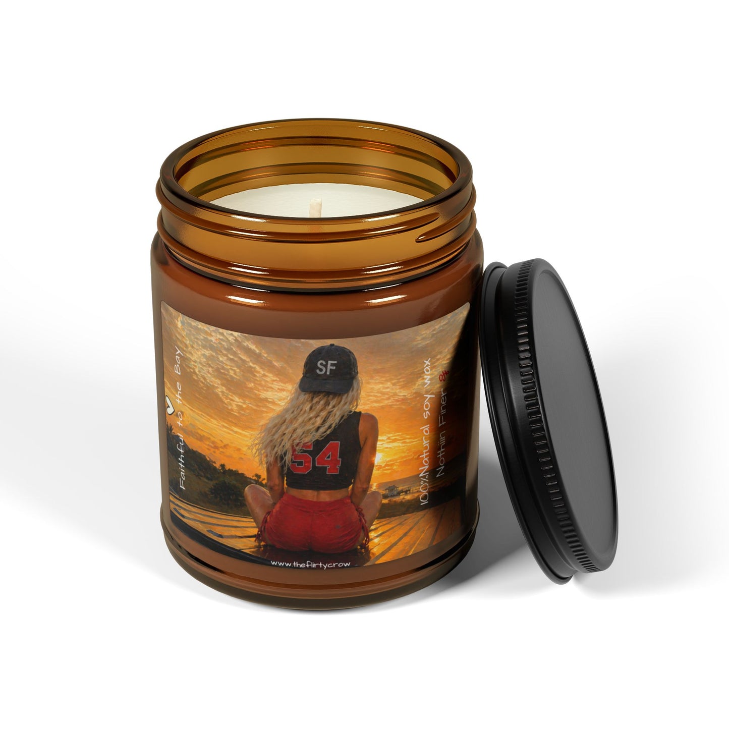 San Francisco football fan candle, Game Day Candle, Gift for 49er football fan, sports gift