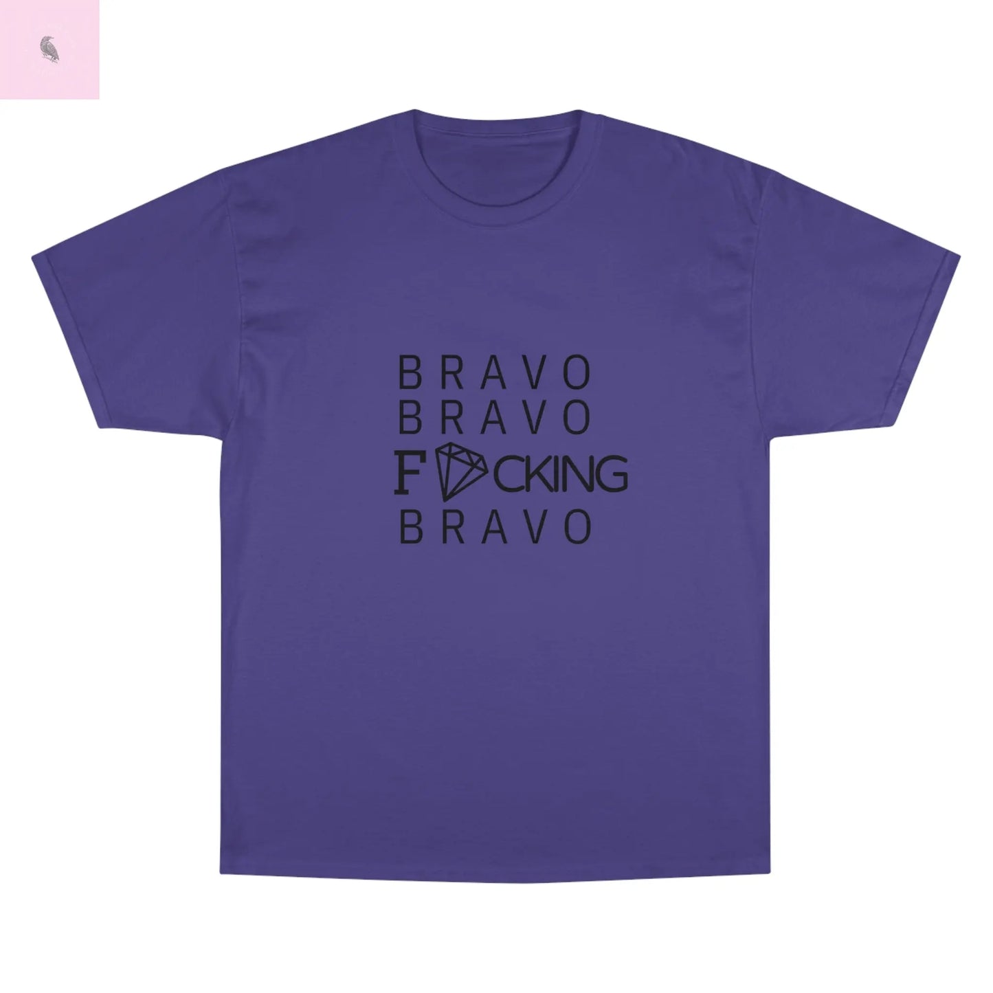 Reality TV Bravo Fan Champion Tee the flirty crow