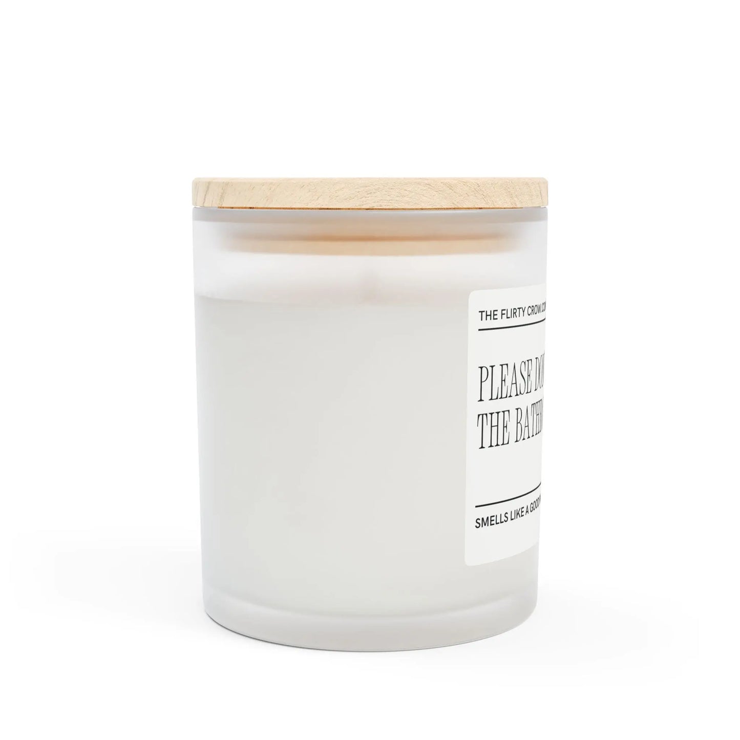 Party Candle - Frosted Glass Candle, 11oz the flirty crow