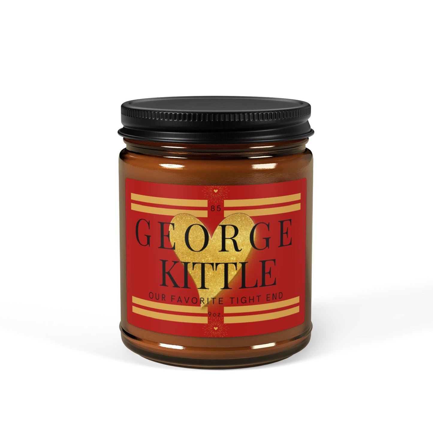 George Kittle San Francisco 49ers Game Day Lucky Candle, Soy Candle