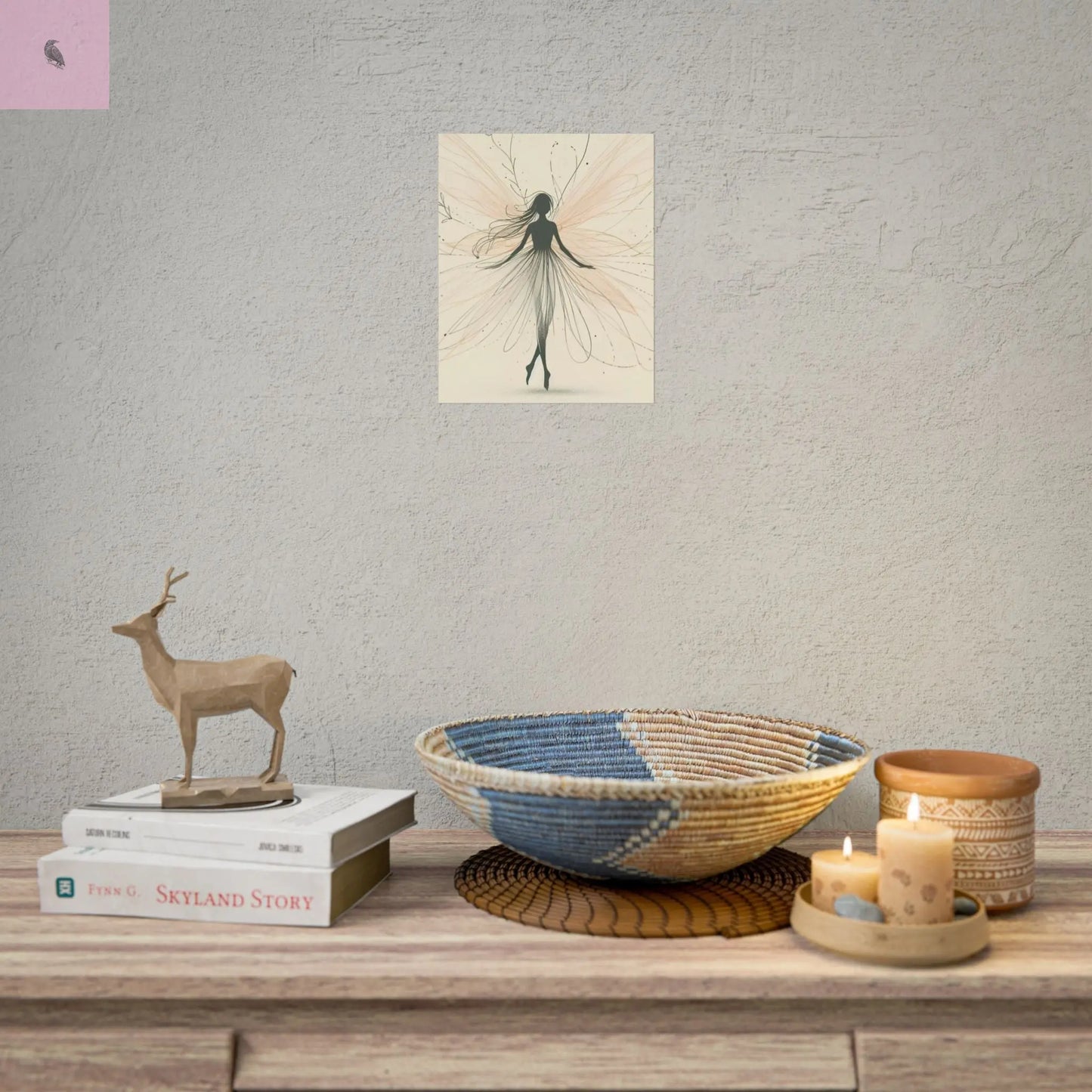 Fairy Poster - The flirty crow