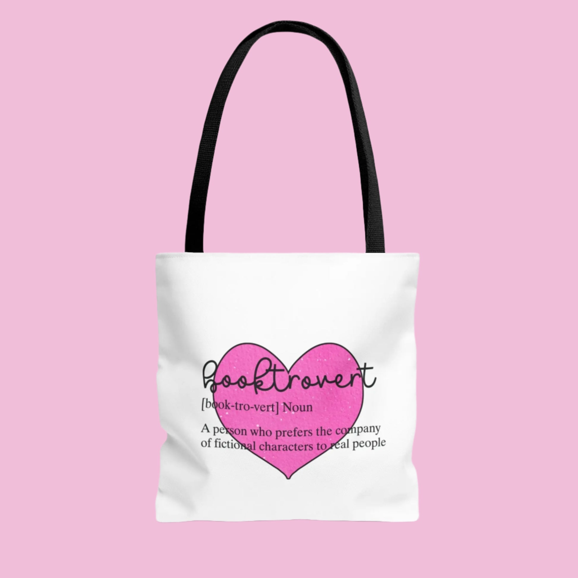 Book Lover Tote Bag, Bookish Gift, Reading Accessories, Tote for Introverts, Eco-Friendly Shopping Bag, Cute Literary Design Printify