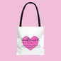 Book Lover Tote Bag, Bookish Gift, Reading Accessories, Tote for Introverts, Eco-Friendly Shopping Bag, Cute Literary Design Printify