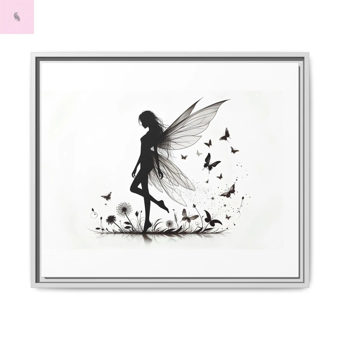Fairy Canvas Wall Art - The flirty crow