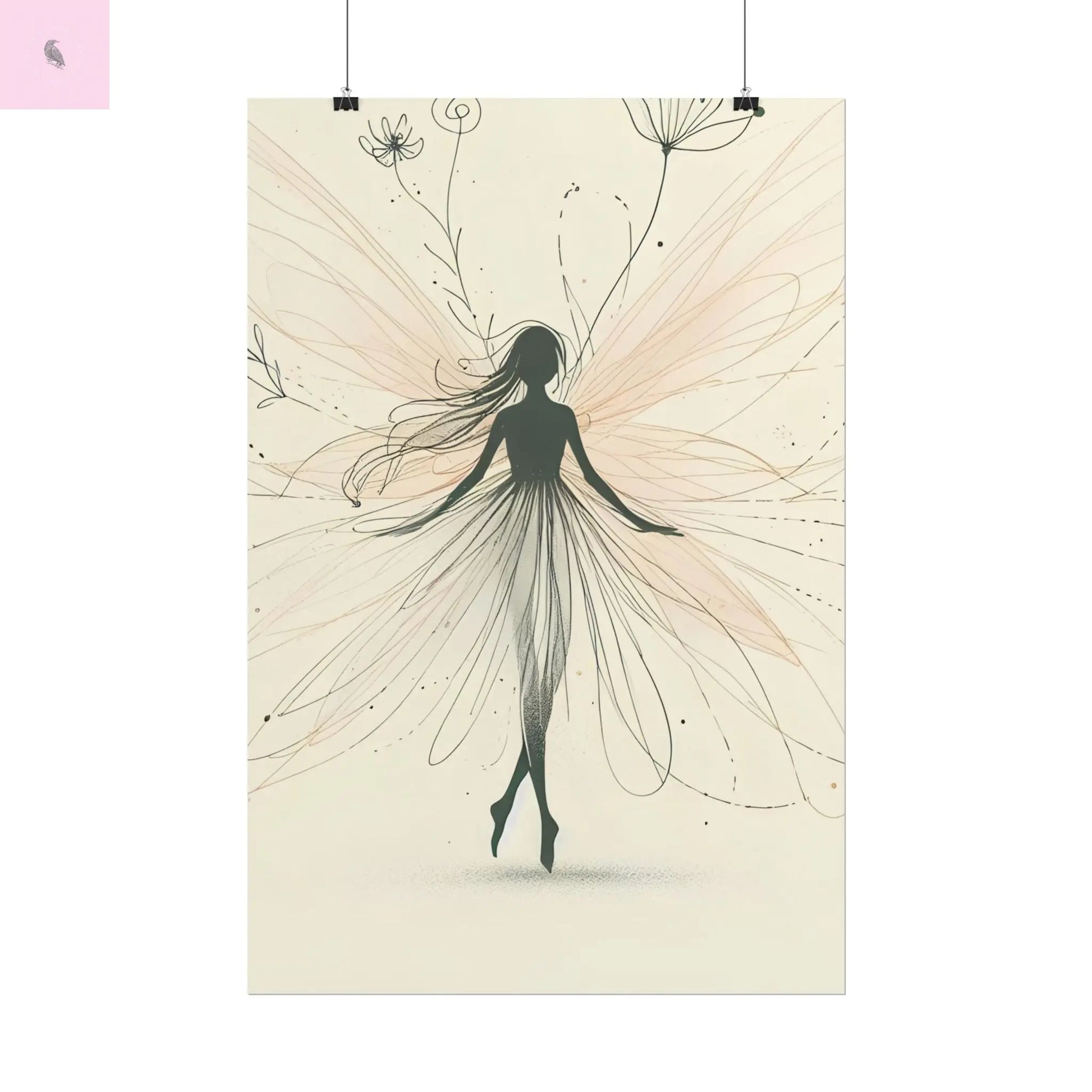 Fairy Poster - The flirty crow