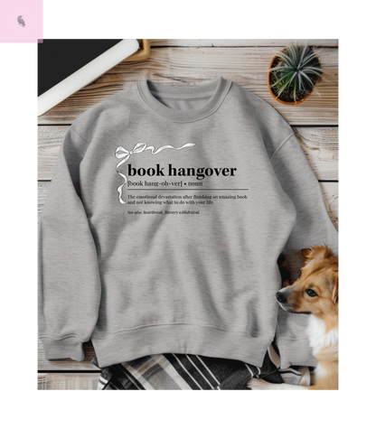 Book Lover Crewneck Sweatshirt, Gift for Book Worm, Book Club Sweater, Cozy Unisex sweatshirt The flirty crow