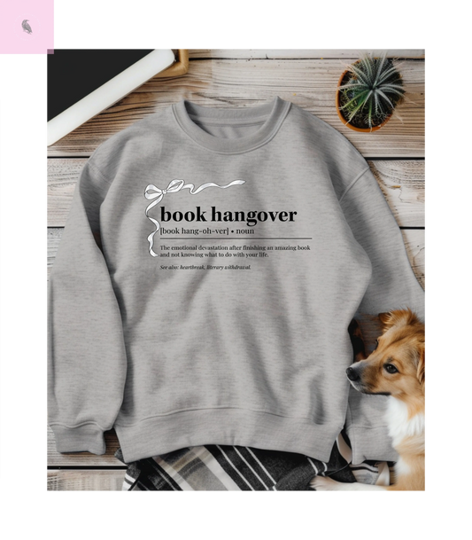 Book Lover Crewneck Sweatshirt, Gift for Book Worm, Book Club Sweater, Cozy Unisex sweatshirt The flirty crow
