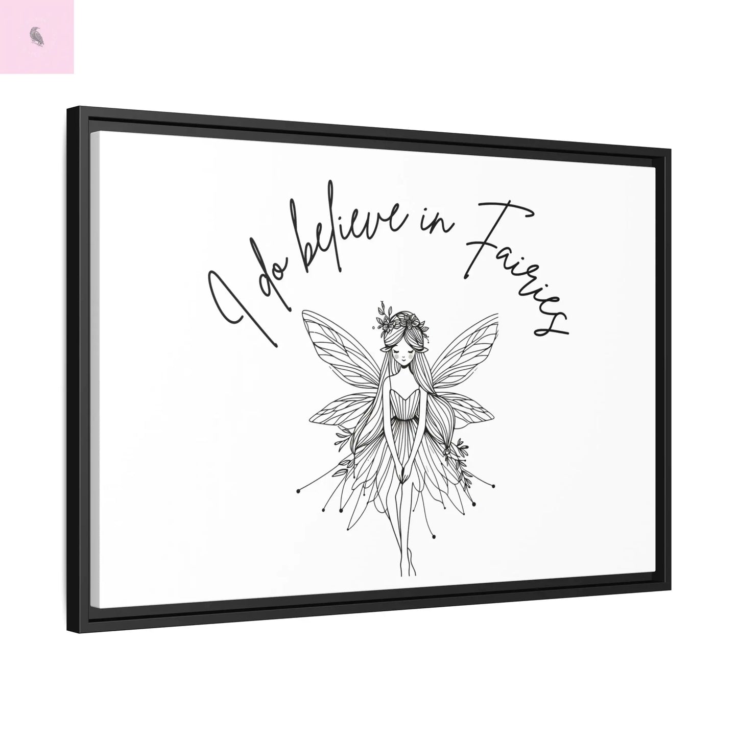 Fairies Canvas, Framed (Multi-color) - The flirty crow